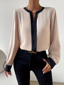 Blusa Elegance Pearl - Sofisticação, leveza e caimento perfeito sem transparência