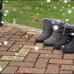 Bota de inverno feminina SnowHug - Design moderno, conforto térmico, impermeável e antiderrapante