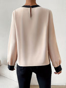Blusa Elegance Pearl - Sofisticação, leveza e caimento perfeito sem transparência