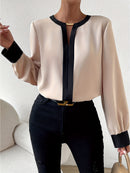Blusa Elegance Pearl - Sofisticação, leveza e caimento perfeito sem transparência