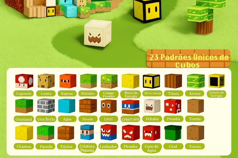 Blocos Magnéticos para construção - Criatividade, foco e pensamento longe do vício digital