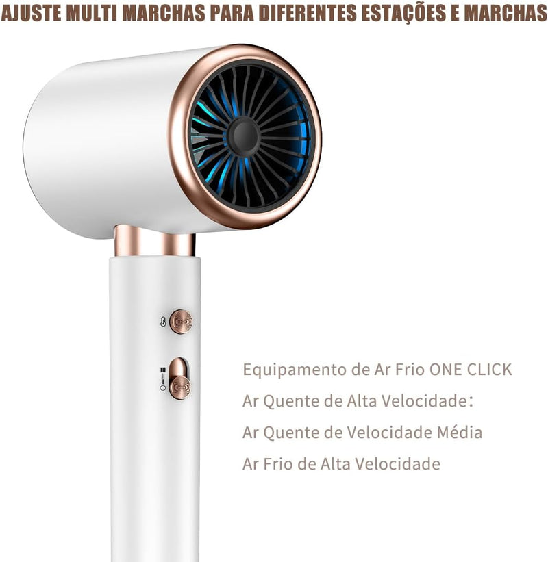Secador Pro Lisséa - Seu cabelo seco mais rápido com mais brilho e maciez.