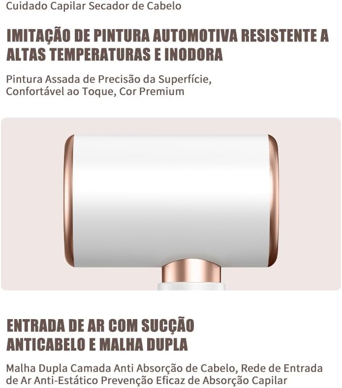 Secador Pro Lisséa - Seu cabelo seco mais rápido com mais brilho e maciez.