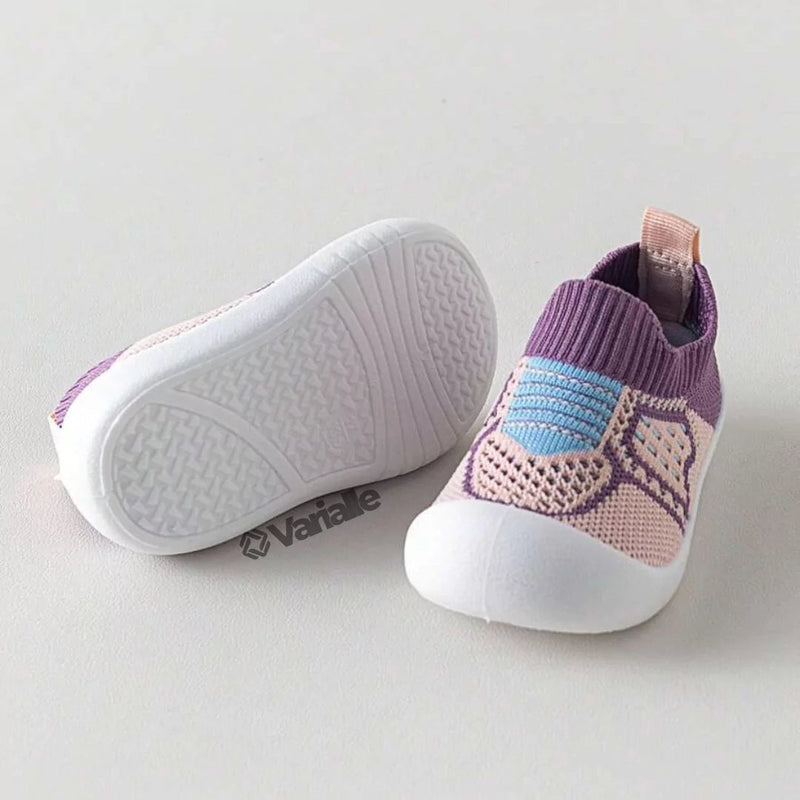 Tênis Meia Infantil Antiderrapante Coccolino - Conforto pensado para o pezinho do seu bebê