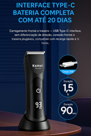 Cortador e Aparador Intimo Soft Care kemei Unisex a prova d´água