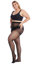 Kit de 3 meia-calças SIZE BONAS - Você mais elegante e sensual sem medo de rasgar.