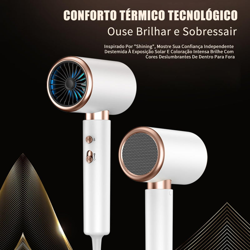 Secador Pro Lisséa - Seu cabelo seco mais rápido com mais brilho e maciez.