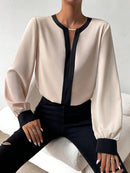 Blusa Elegance Pearl - Sofisticação, leveza e caimento perfeito sem transparência