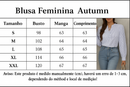 Blusa Feminina Autumn Classic - Elegância. conforto e design em cores modernas