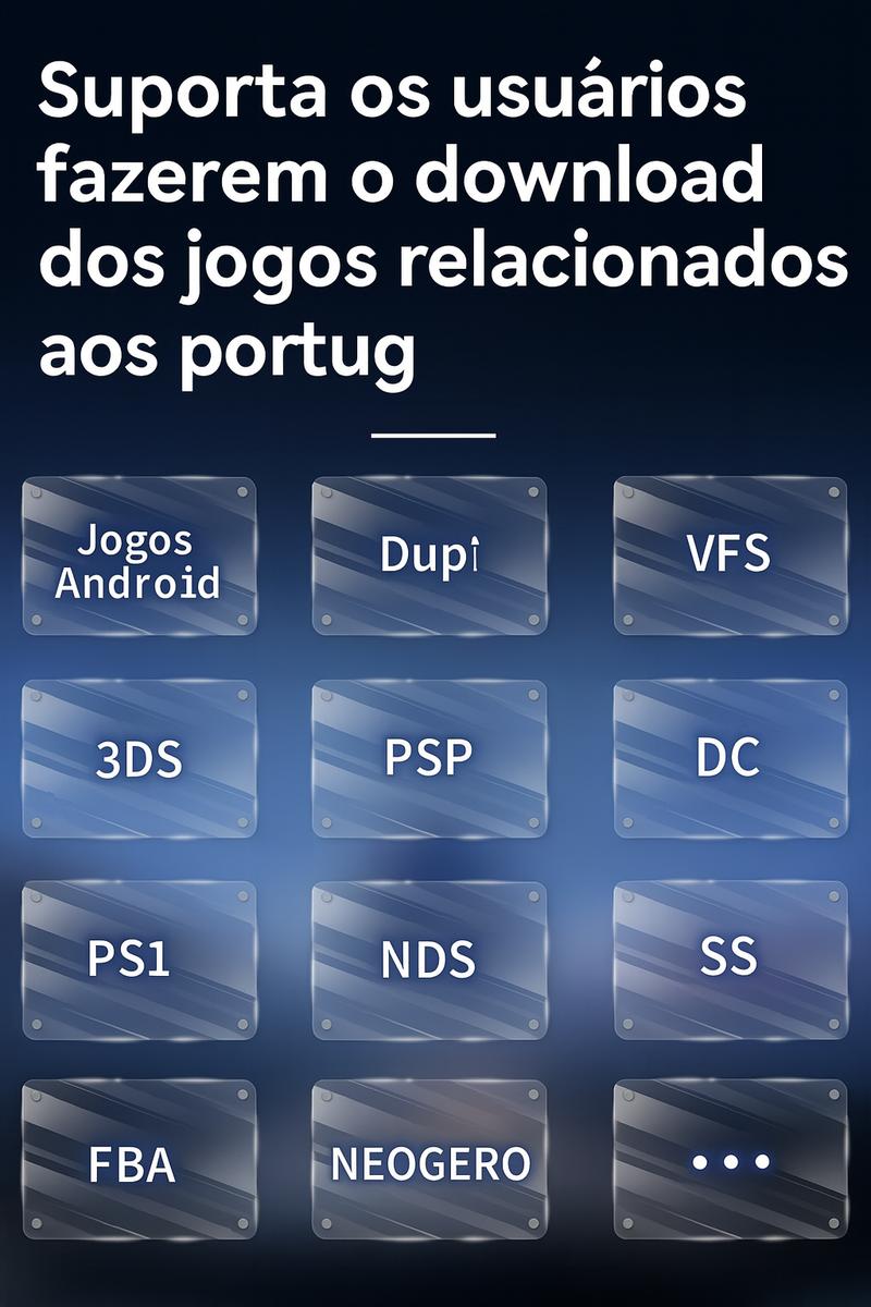 Console portátil RG556 Topgamer - Processador T820 - 8GB RAM - 384 GB de jogos