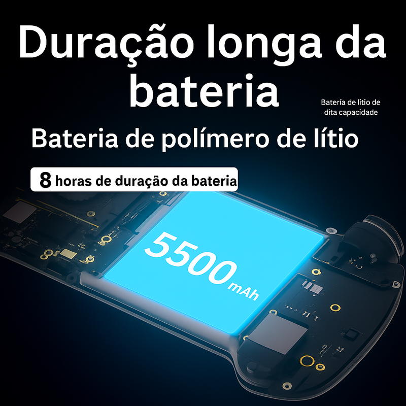 Console portátil RG556 Topgamer - Processador T820 - 8GB RAM - 384 GB de jogos