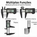 Paquímetro Digital 150mm 100mm - Alta precisão, leveza e praticidade para medição.