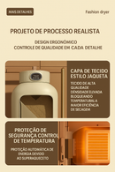 Secador de roupas Smart Dryer elétrico Balashov - Ultravioleta, portátil, compacto e inteligente 110/220V