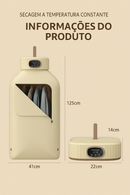 Secador de roupas Smart Dryer elétrico Balashov - Ultravioleta, portátil, compacto e inteligente 110/220V