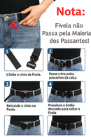 Cinto Tático ForceLock - Força, desempenho e versatilidade com visual militar