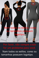 Macacão Body SlimFit Elegance - Modelagem leve e decote regulável que valoriza suas curvas