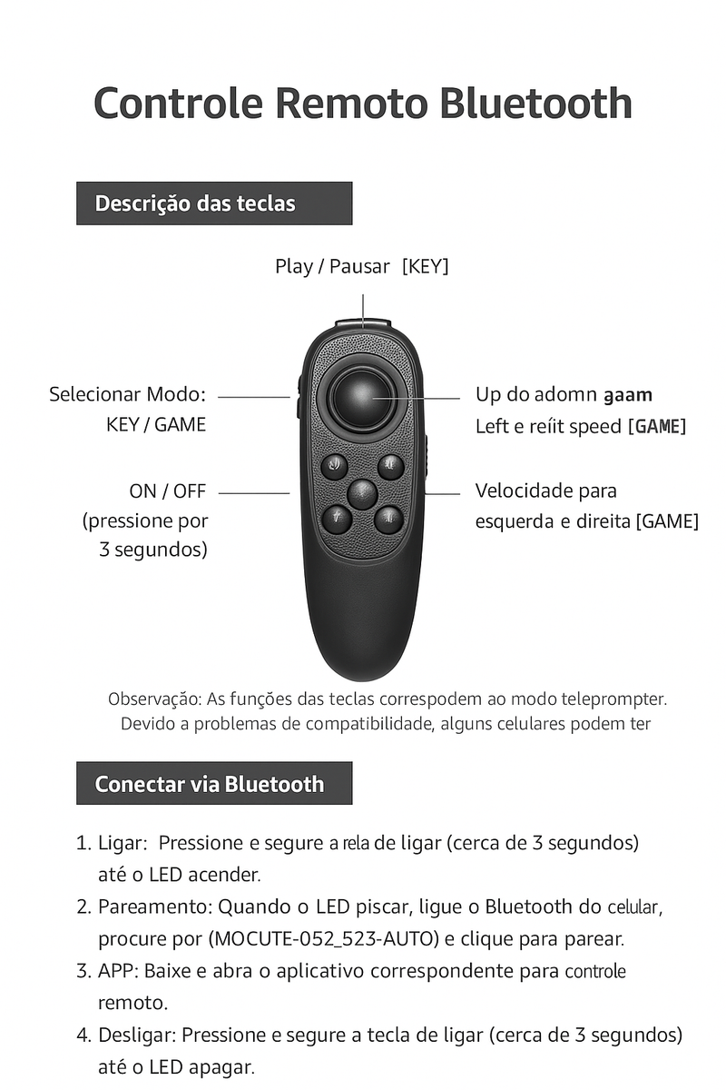 Teleprompter Pro Studio T1 Mini - Visor nítido HD, versatilidade e confiança para qualquer roteiro