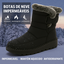Bota de inverno feminina SnowHug - Design moderno, conforto térmico, impermeável e antiderrapante