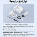 Suporte magnético para câmera de celular TELESIN - iPhone, HUAWEI e Samsung -