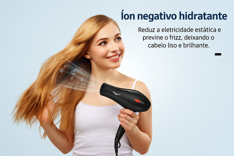 Secador CkeyiN - Potência e eficiência com tecnologia de ponta ao seu alcance.