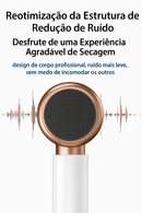 Secador Pro Lisséa - Seu cabelo seco mais rápido com mais brilho e maciez.