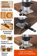 Tupia Elétrica TrimLine - 800W - 30000RPM , Corta, entalha, molda e refina.