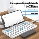 Mini teclado portátil dobrável Bluetooth Foldboard - Digitação rápida e confortável na palma da mão