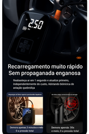 Compressor Portátil TurboCharge portátil - Leve, multifuncional e inteligente