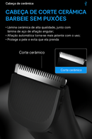 Cortador e Aparador Intimo Soft Care kemei Unisex a prova d´água