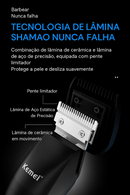 Cortador e Aparador Intimo Soft Care kemei Unisex a prova d´água