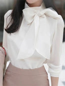 Blusa Feminina Elegance Bow - Leveza, elegância e estilo em looks diversos
