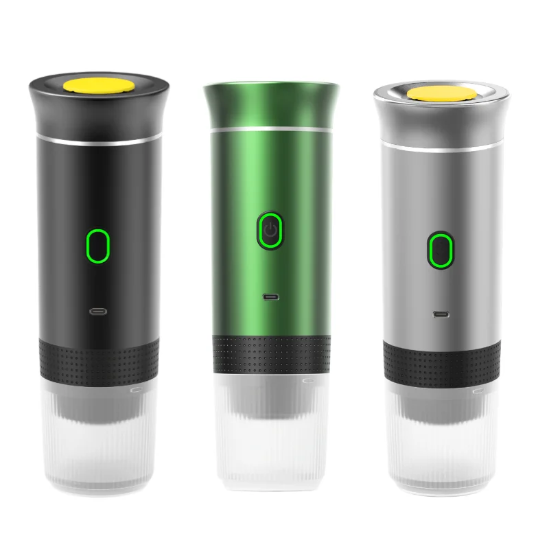 Máquina portátil de café Ballbottle - Compacta, leve e inteligente pra qualquer hora.