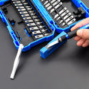 Kit Estilete de Precisão com Lâminas Intercambiáveis - 12 tipos de lâminas p cortes precisos e cabo ergonómico.