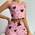 Conjunto / Pijama Feminino SweetDreams - Leveza e frescor de visual romântico.
