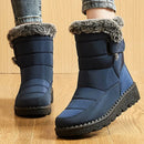 Bota de inverno feminina SnowHug - Design moderno, conforto térmico, impermeável e antiderrapante
