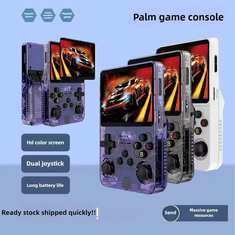 Video game console Portátil MEGALUX, Linux R365 de código aberto, tela IPS 3,5 pol, 64 / 128 G