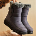 Bota de inverno feminina SnowHug - Design moderno, conforto térmico, impermeável e antiderrapante