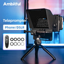 Teleprompter Pro Studio T1 Mini - Visor nítido HD, versatilidade e confiança para qualquer roteiro