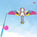 Kit de Mini Pipa com Vara de Pesca - Diversão inteligente para toda a família