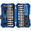 Kit Estilete de Precisão com Lâminas Intercambiáveis - 12 tipos de lâminas p cortes precisos e cabo ergonómico.