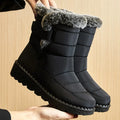 Bota de inverno feminina SnowHug - Design moderno, conforto térmico, impermeável e antiderrapante