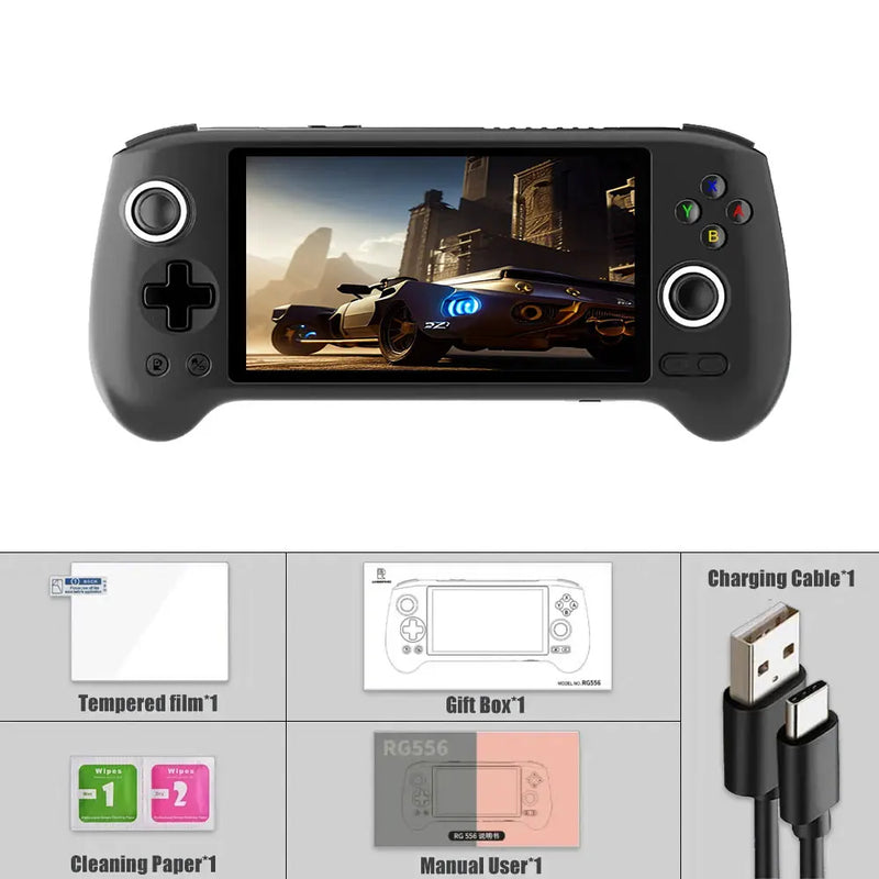 Console portátil RG556 Topgamer - Processador T820 - 8GB RAM - 384 GB de jogos