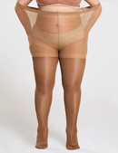 Kit de 3 meia-calças SIZE BONAS - Você mais elegante e sensual sem medo de rasgar.
