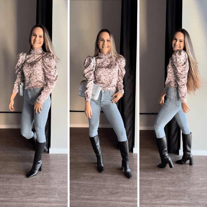 Calça Feminina Jeans Glacier com Pelúcia Interna - Conforto térmico, liberdade e beleza para seu shape