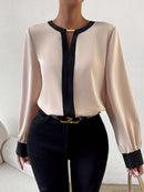Blusa Elegance Pearl - Sofisticação, leveza e caimento perfeito sem transparência