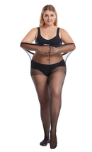 Kit de 3 meia-calças SIZE BONAS - Você mais elegante e sensual sem medo de rasgar.