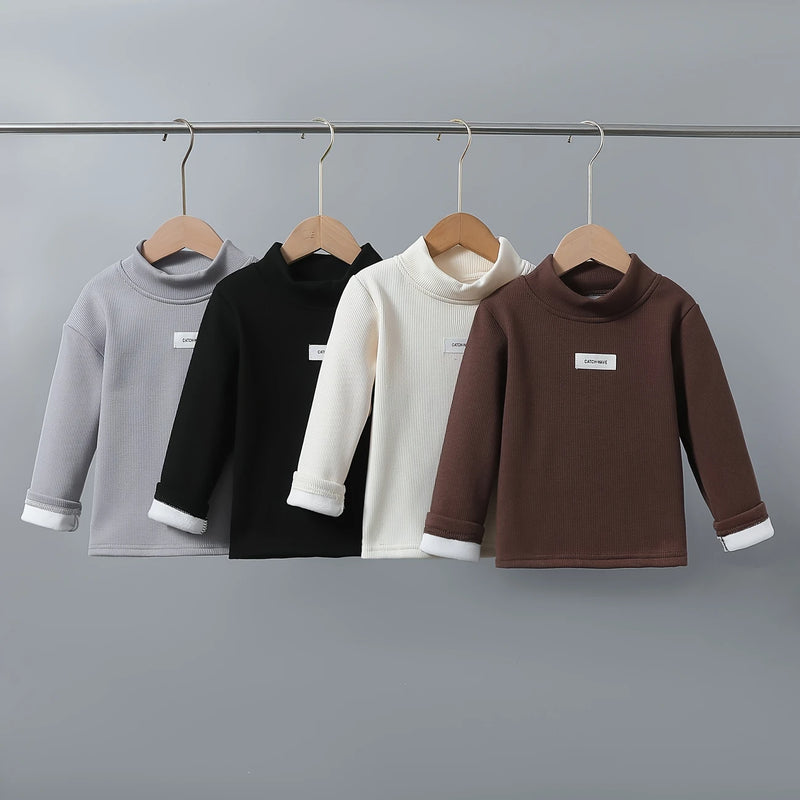 Casaco infantil Kidstyle Winter - Forro em pelúcia, gola alta, tecido externo resistente