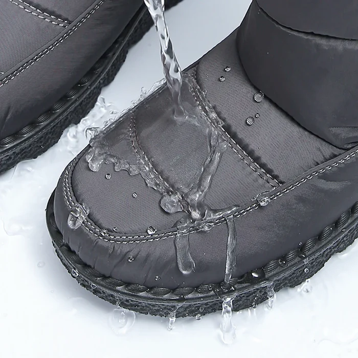 Bota de inverno feminina SnowHug - Design moderno, conforto térmico, impermeável e antiderrapante