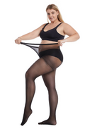 Kit de 3 meia-calças SIZE BONAS - Você mais elegante e sensual sem medo de rasgar.