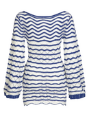 Vestido saída de praia Almare - Leve e arejada com design moderno de mangas longas.